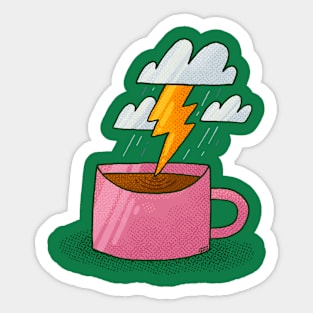 Thunder Coffee Sticker